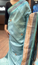 SEMI TUSSAR SAREE 200126123