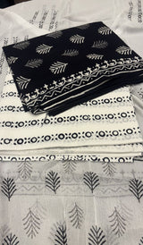 COTTON UNSTITHCED SALWAR 06062614