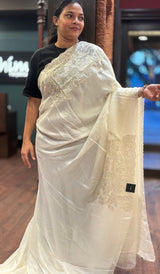SEMI ORGANZA SAREE 01092629