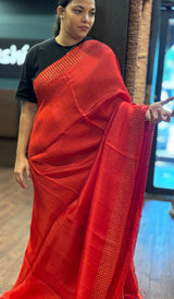 ORGANZA SAREE 04072658