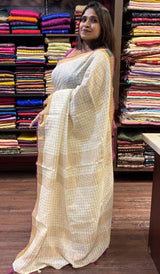 SEMI LINEN SAREE 06072626