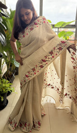 SEMI TUSSAR SAREE 09072625