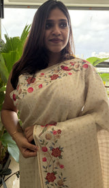 SEMI TUSSAR SAREE 09072625