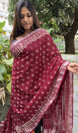 SEMI LINEN SAREE 1107263