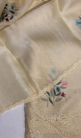 ORGANZA UNSTITCHED SALWAR 22062610