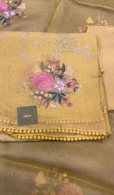 ORGANZA UNSTITCHED SALWAR 23062648