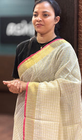 SEMI LINEN SAREE 2107265
