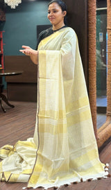 SEMI LINEN SAREE 2107261