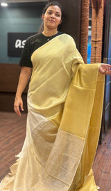 SEMI LINEN SAREE 21072617