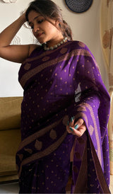 SEMI TUSSAR SAREE 12082662