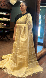 SEMI TISSUE SAREE 14082624