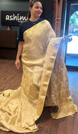 SEMI TISSUE SAREE 14082624