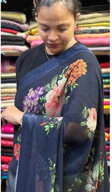 CHIFFON SAREE 08122536