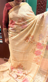 TISSUE ORGANZA SAREE 30042646