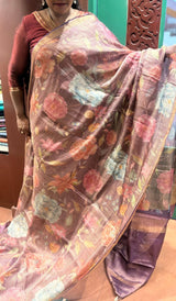 TISSUE ORGANZA SAREE 30042651