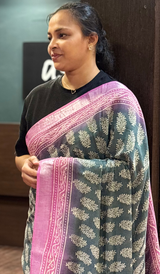 LINEN SAREE 08092612