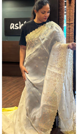 ORGANZA SILK SAREE 04112435