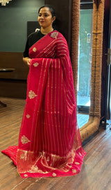 ORGANZA SAREE 22062625