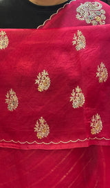 ORGANZA SAREE 22062625