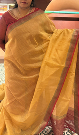 SEMI LINEN SAREE 20092619