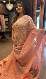 KORA CHANDERI SAREE 3101261