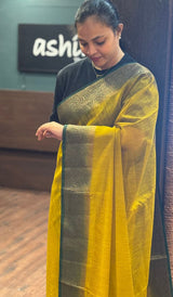 SEMI LINEN SAREE 12082642