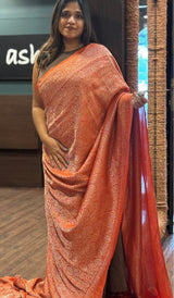VISCOSE GEORGETTE SAREE 09082617