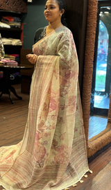 LINEN SAREE 050526159