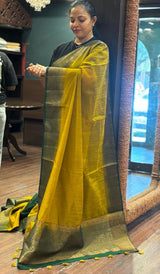 SEMI LINEN SAREE 12082642