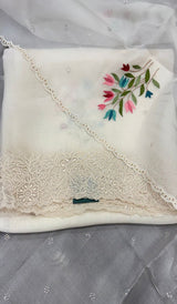 ORGANZA UNSTITCHED SALWAR 22062613