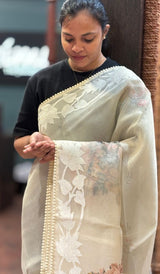 ORGANZA SAREE 23062616