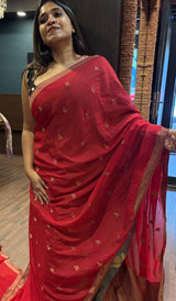 VISCOSE GEORGETTE SAREE 28042677