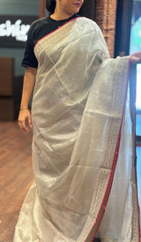 TISSUE ORGANZA SAREE 23062629