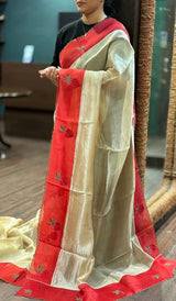 TISSUE ORGANZA SAREE 22062641