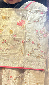 TISSUE ORGANZA SAREE 23062629