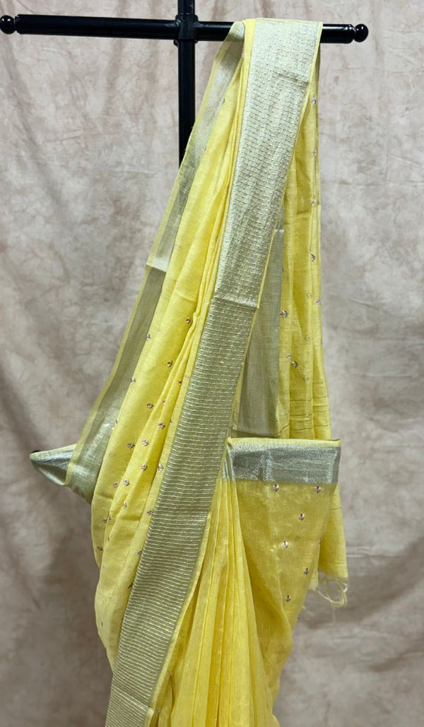 LINEN SAREE 0201244