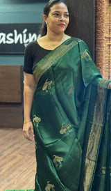 SATIN VISCOSE SAREE 1408266