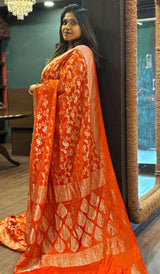 SEMI GEORGETTE SAREE 09082645