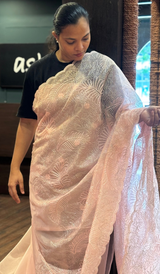 SEMI ORGANZA SAREE 10072613