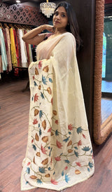 SEMI LINEN SAREE 01072655
