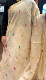 SEMI LINEN SAREE 2505263