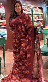 CHIFFON SAREE 08122527