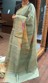 PURE TUSSAR SAREE 09052632