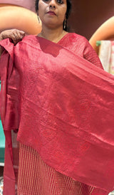TISSUE ORGANZA SAREE 25062639