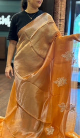 TISSUE ORGANZA SAREE 22062634