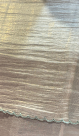TISSUE ORGANZA SAREE 15082625