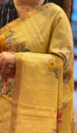 PURE TUSSAR SAREE 09052635