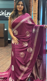 VISCOSE SILK SAREE 09082629