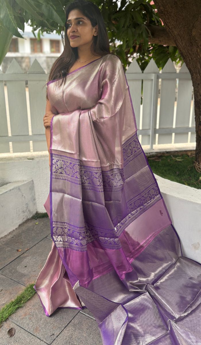 SEMI TISSUE SAREE 2201254