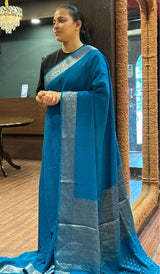 SEMI GEORGETTE SAREE 06082613
